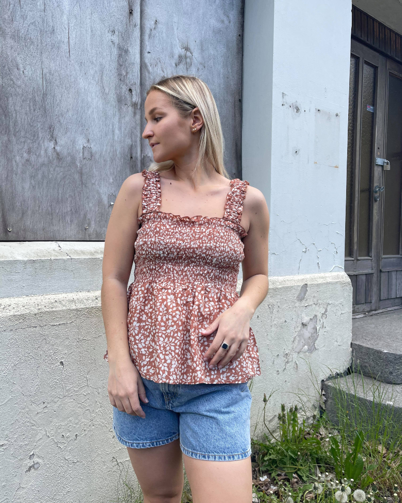 Levete Room Nancy 2 Topp Rust Brun