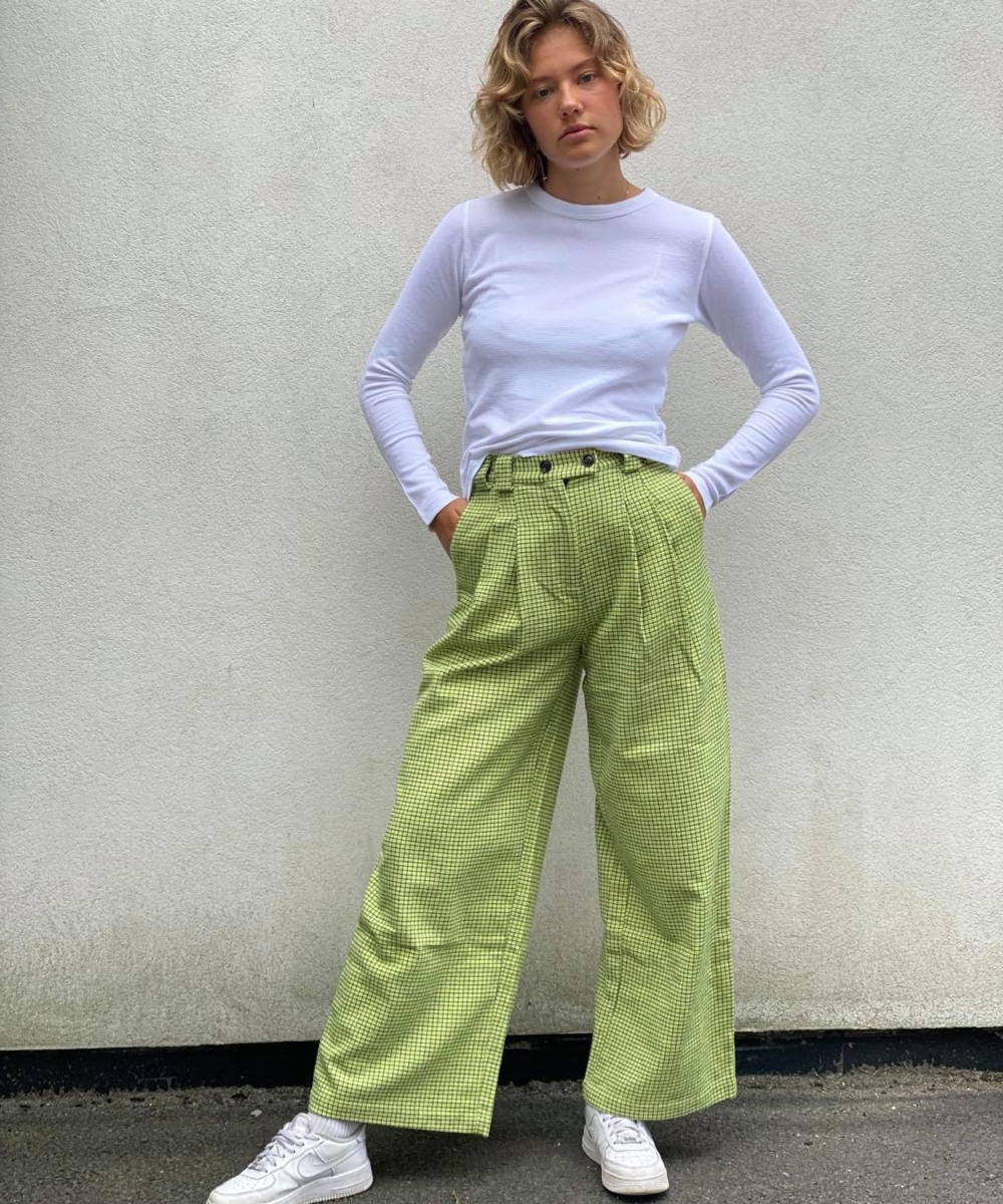 Stella Nova Eline Bukse Neon Checks