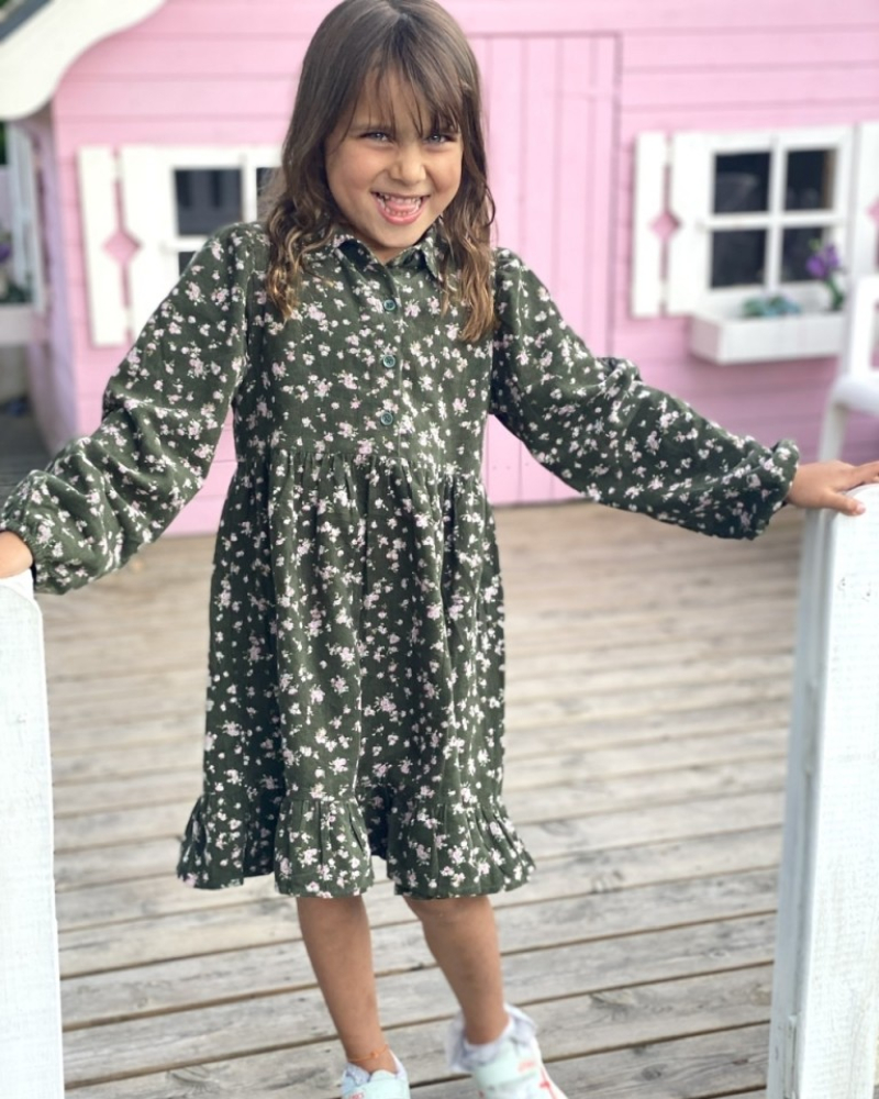 MISSMAYA Peytongirl Kjole Grønn Rose