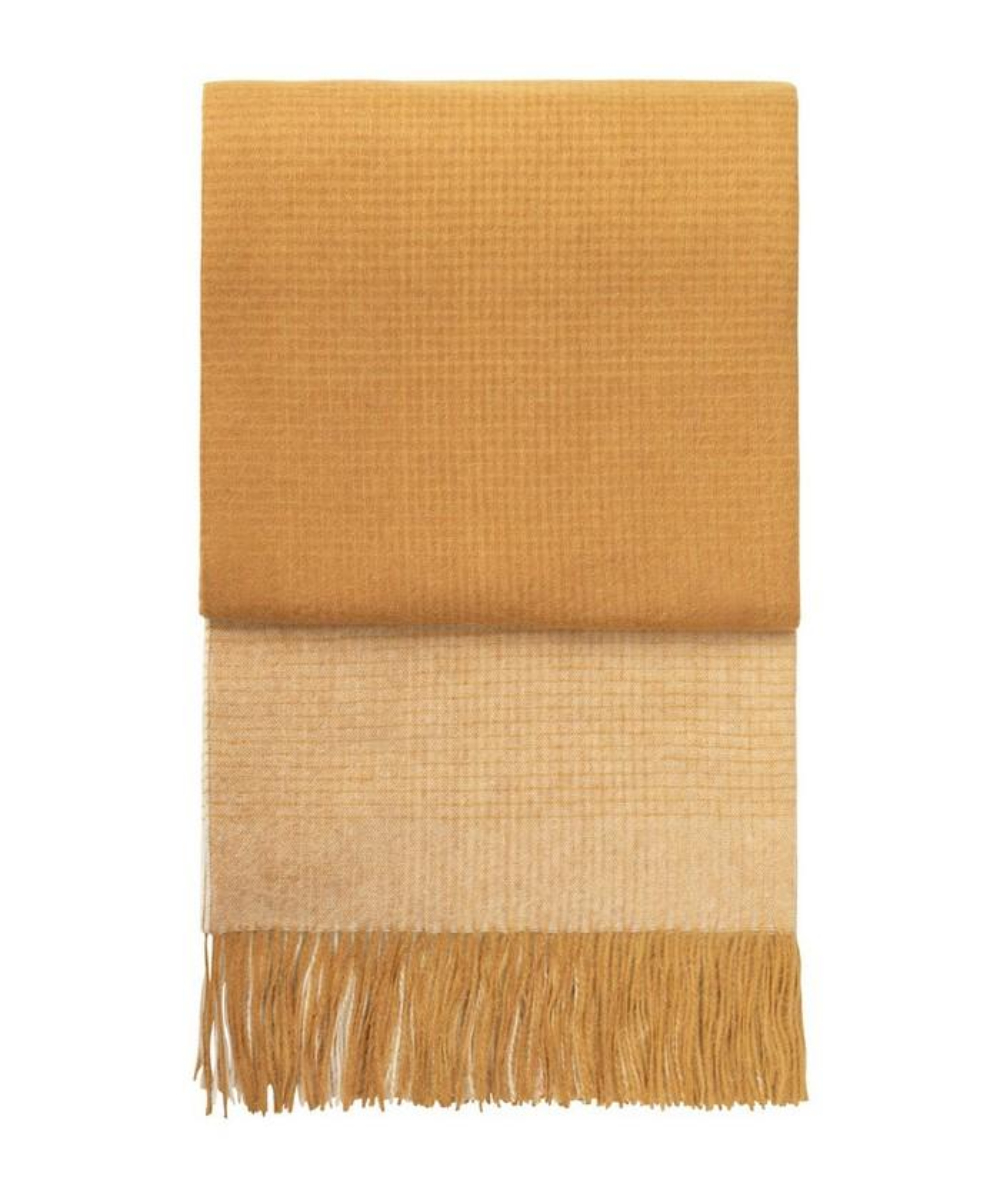 Elvang Horizon Pledd Yellow Ocher