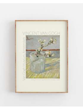 Empty Wall Vincent van Gogh Sprig Of Flowering Almond Plakat A3