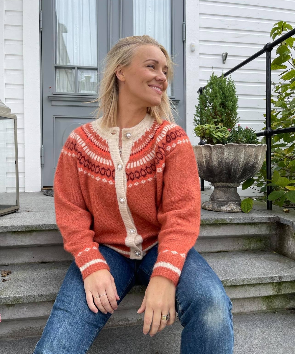 Lollys Laundry Nova Cardigan Mauve