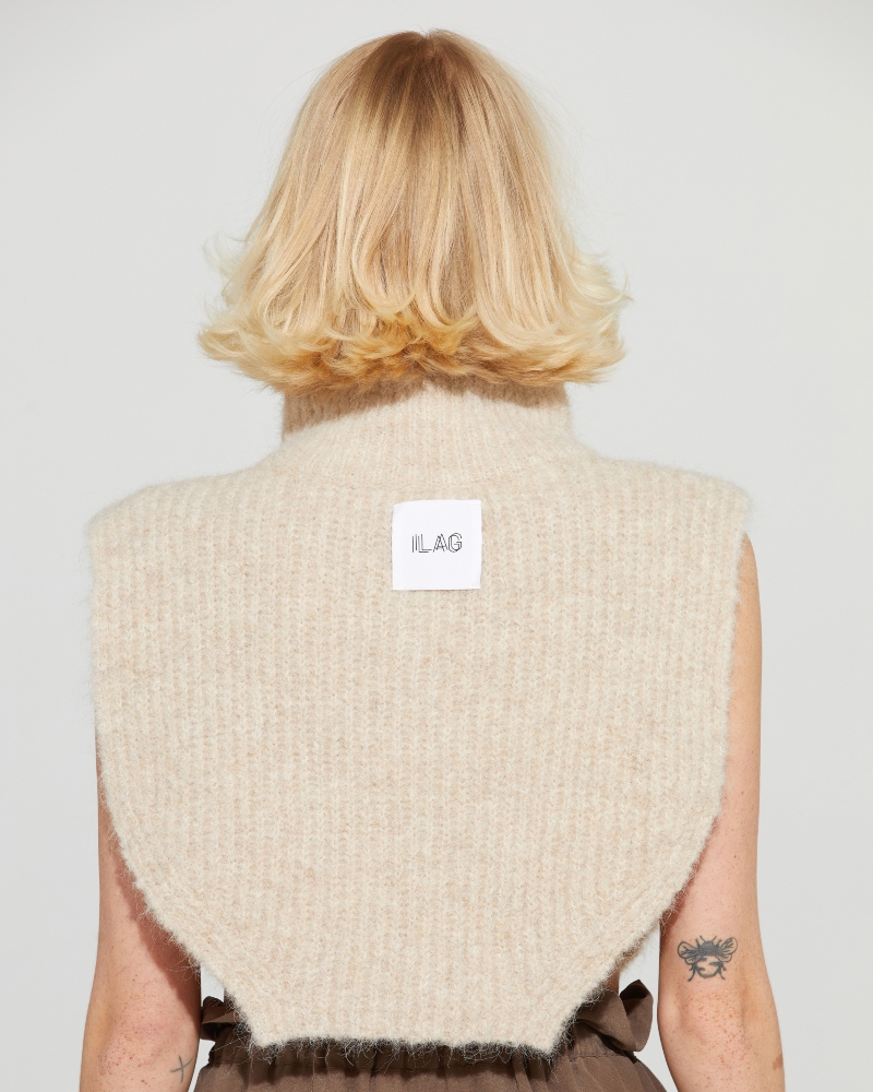 ILAG Havlette Zip Neckwarmer Sandy Beige - Bilde 2