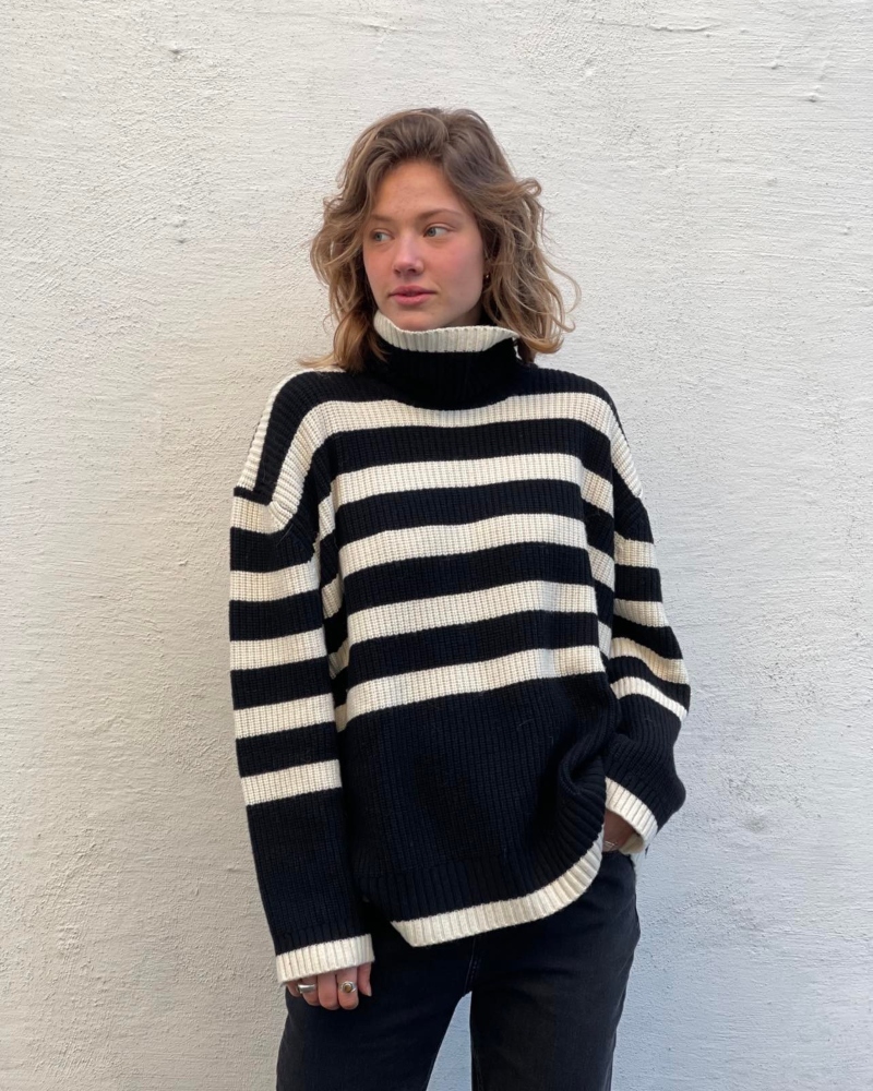 JUST Female Ciri Knit Genser Sort