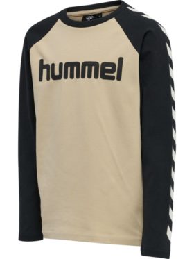 Hummel Boys T-skjorte Sand Sort