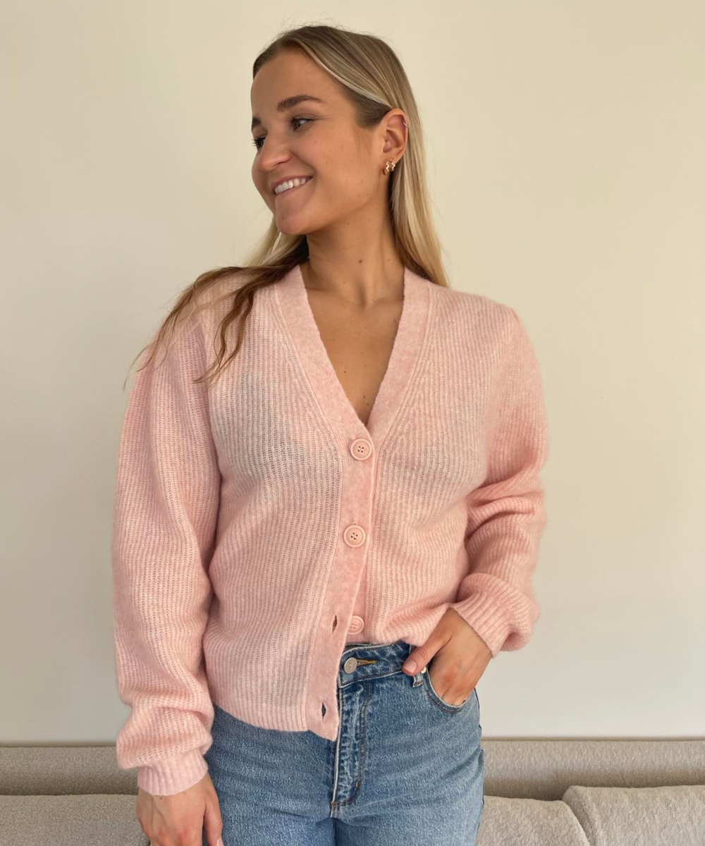 Ane Mone Cardigan Pale Rose