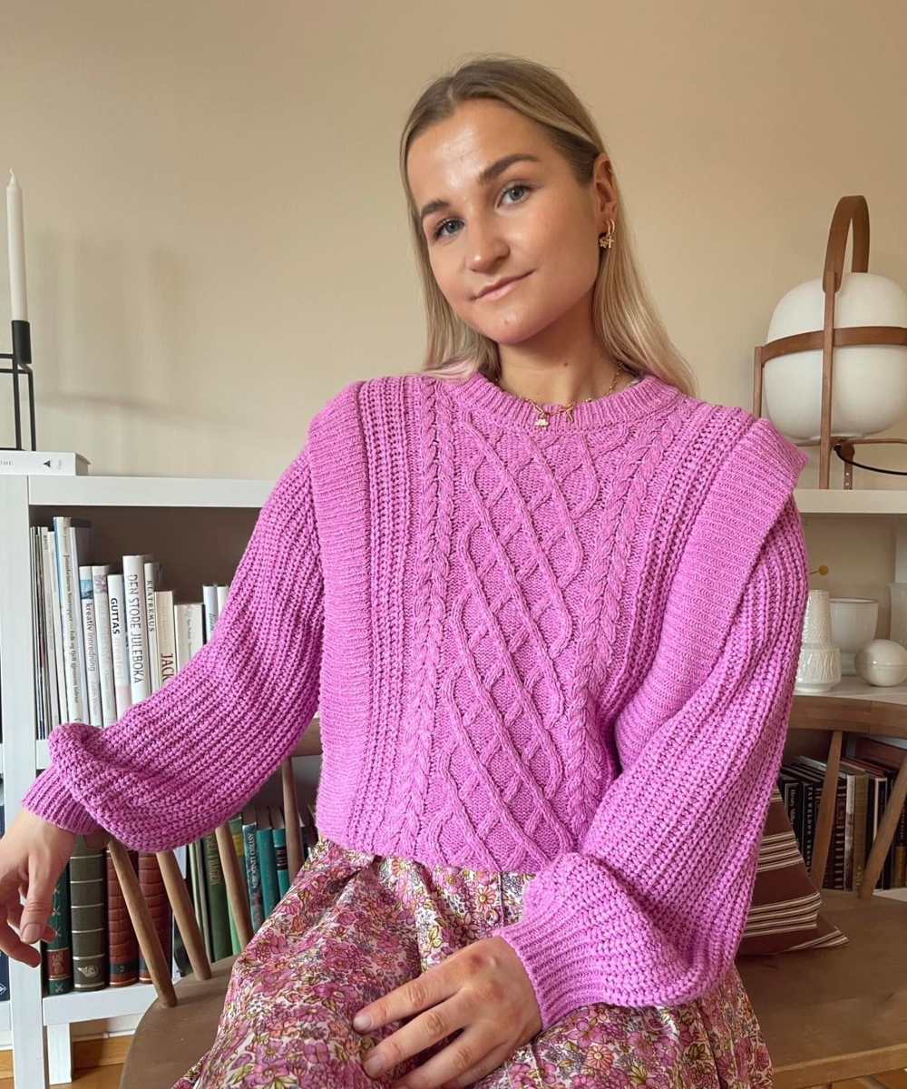 JUST Female Mighty Knit Genser Crocus Rosa