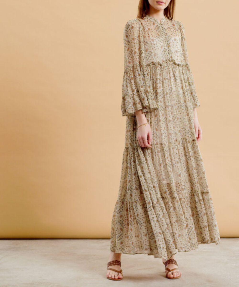 by TiMo Georgette Shift Kjole Paisley