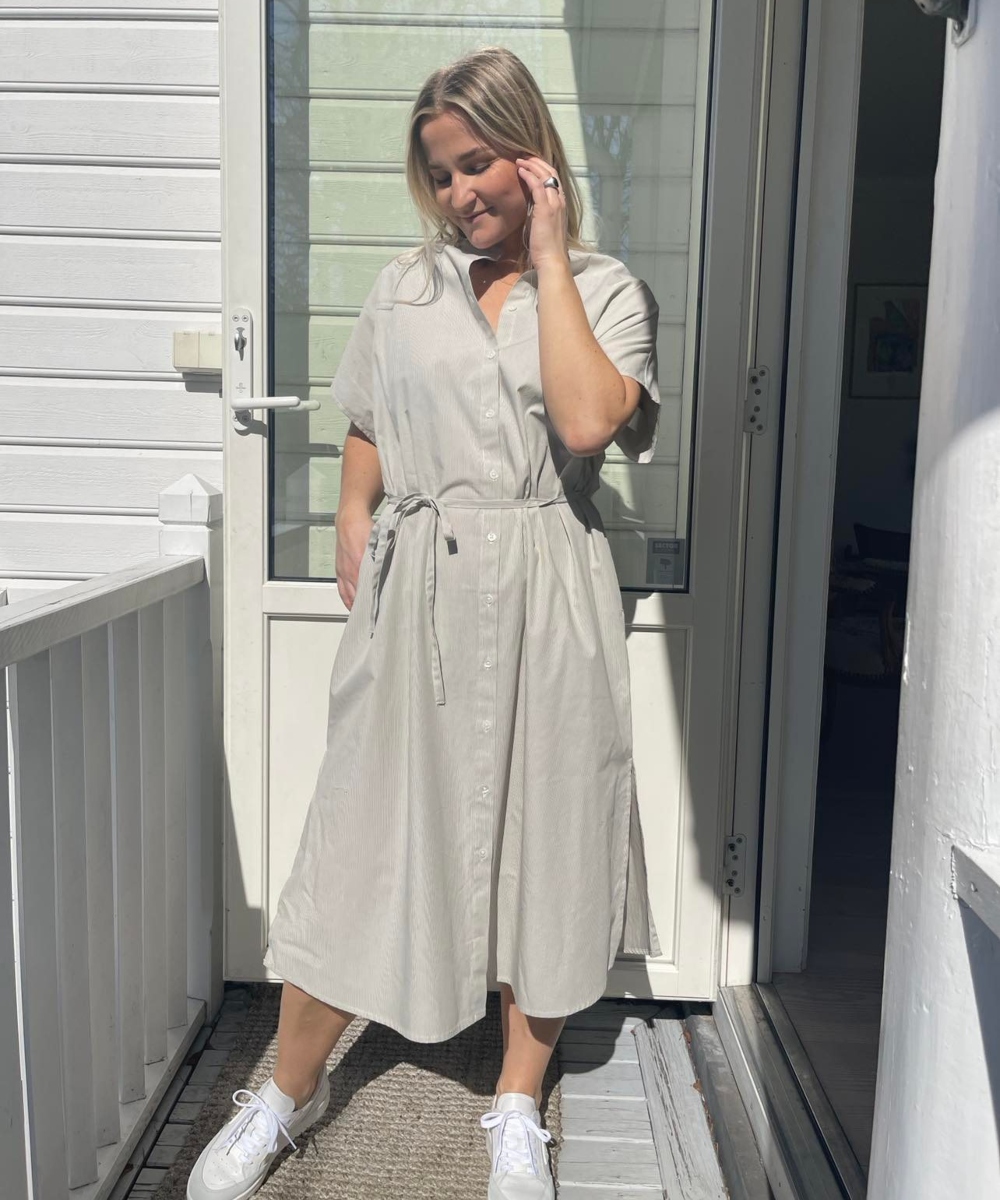 Levete Room Nanna 7 Kjole Striper Grønn