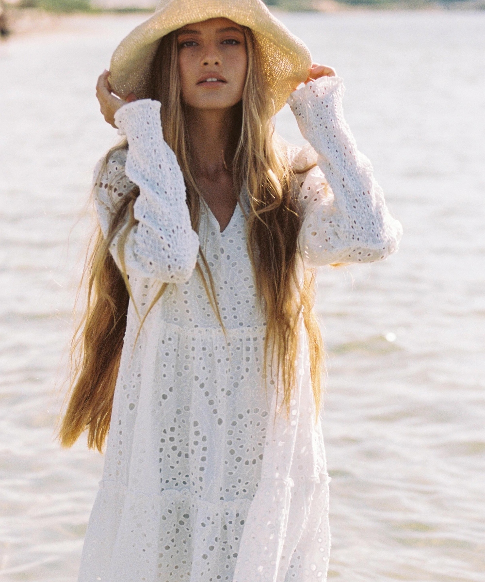 Love Lolita Tiera Kjole Offwhite - Bilde 3