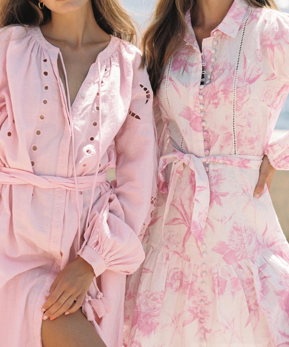 Love Lolita Delphine Maxi Kjole Rosa - Bilde 3