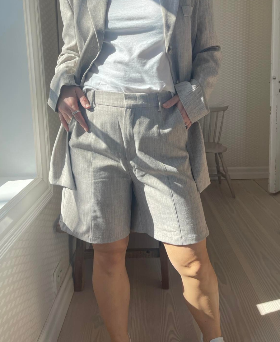 Neo Noir Veber Melange Shorts