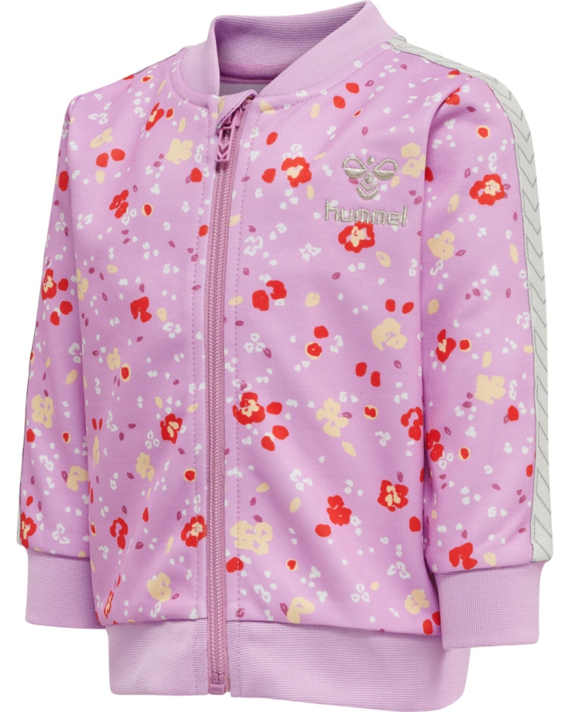 Hummel Nica Zip Genser Rosa Lilla