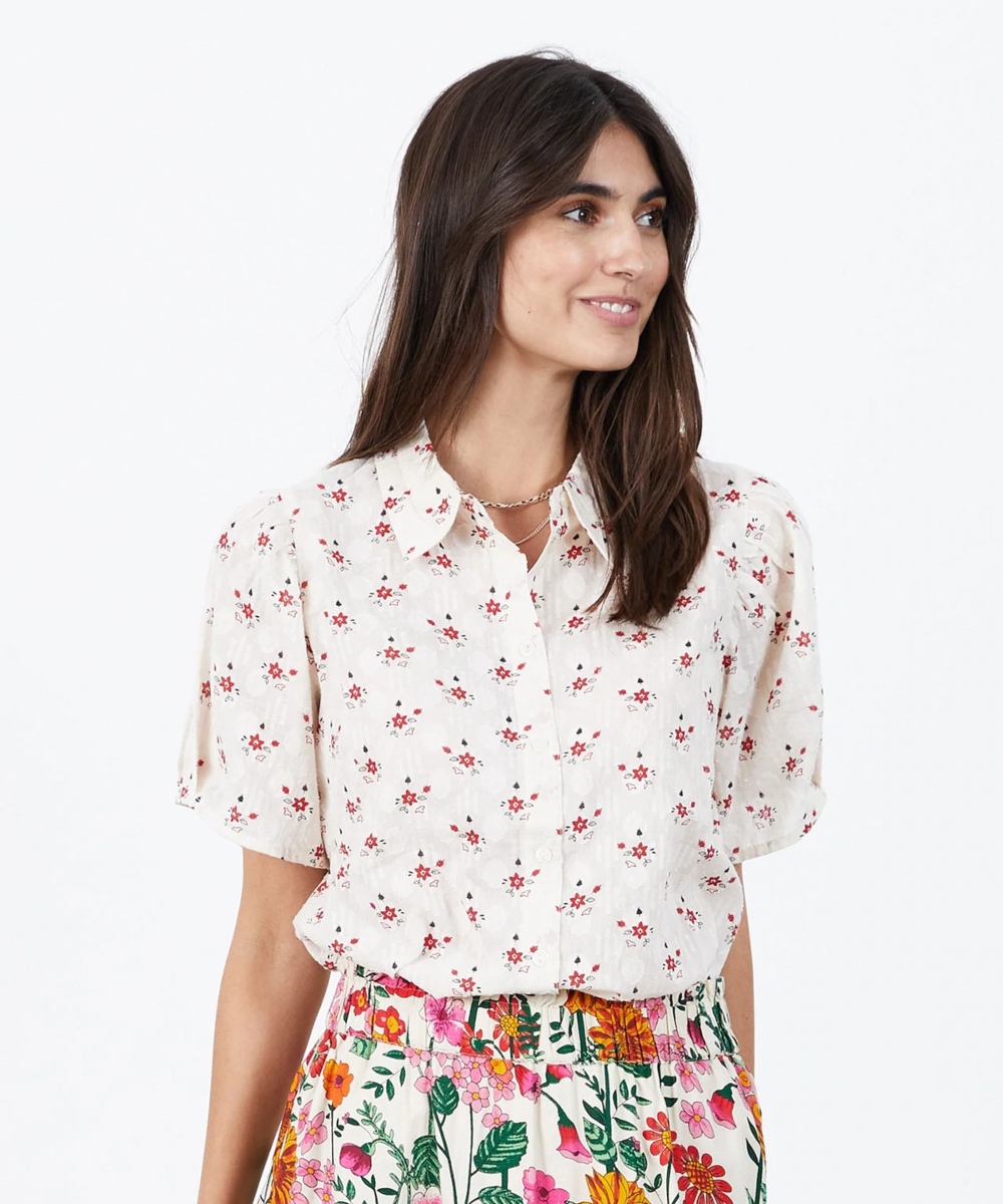 Lollys Laundry Gambia Bluse Creme