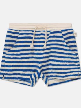 My Little Cozmo Rayne Toweling Stripe Shorts Blå