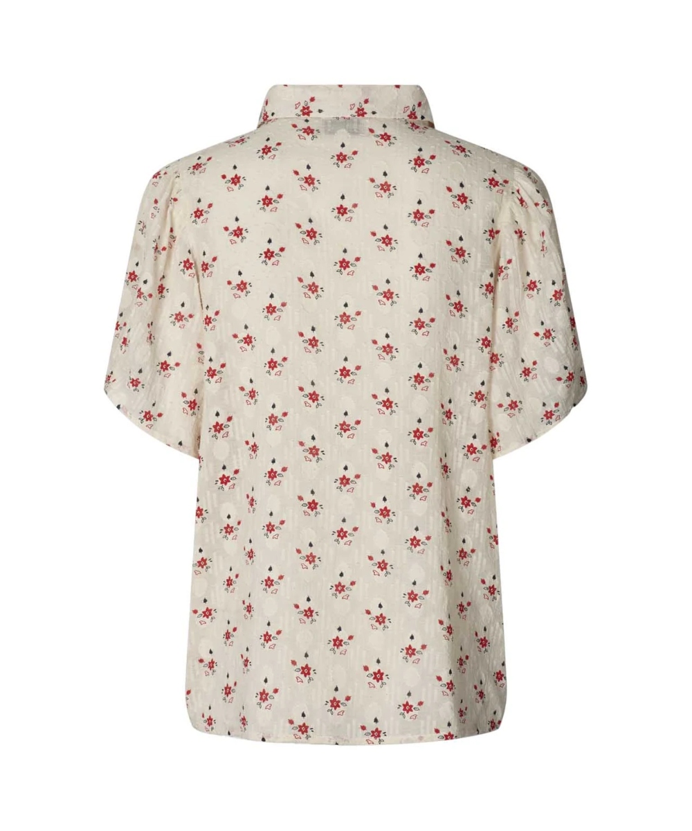 Lollys Laundry Gambia Bluse Creme - Bilde 3