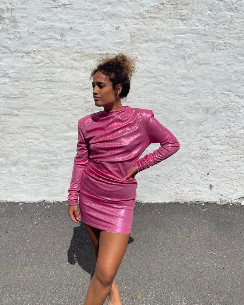 IBEN Shine Kjole Magenta Haze