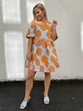 BYIC Jasmin Kjole Orange Blossom