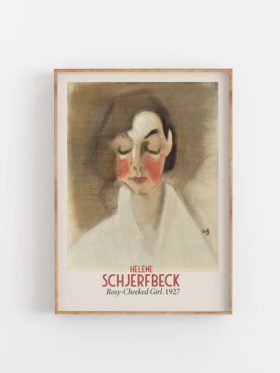 Empty Wall Helene Schjerfbeck Rosy Cheeked Girl 1927 Plakat A2