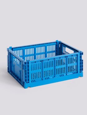 HAY Colour Crate M Electric Blue