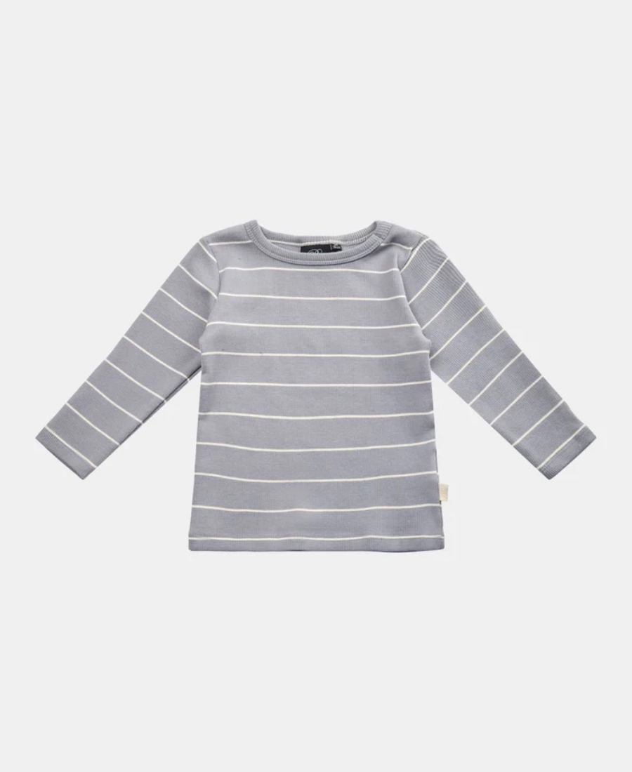 Sofie Schnoor T-skjorte LS Stone Blue Stripe