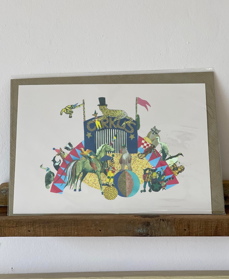Tex & Jack Sirkus Dyr Kort 21x15