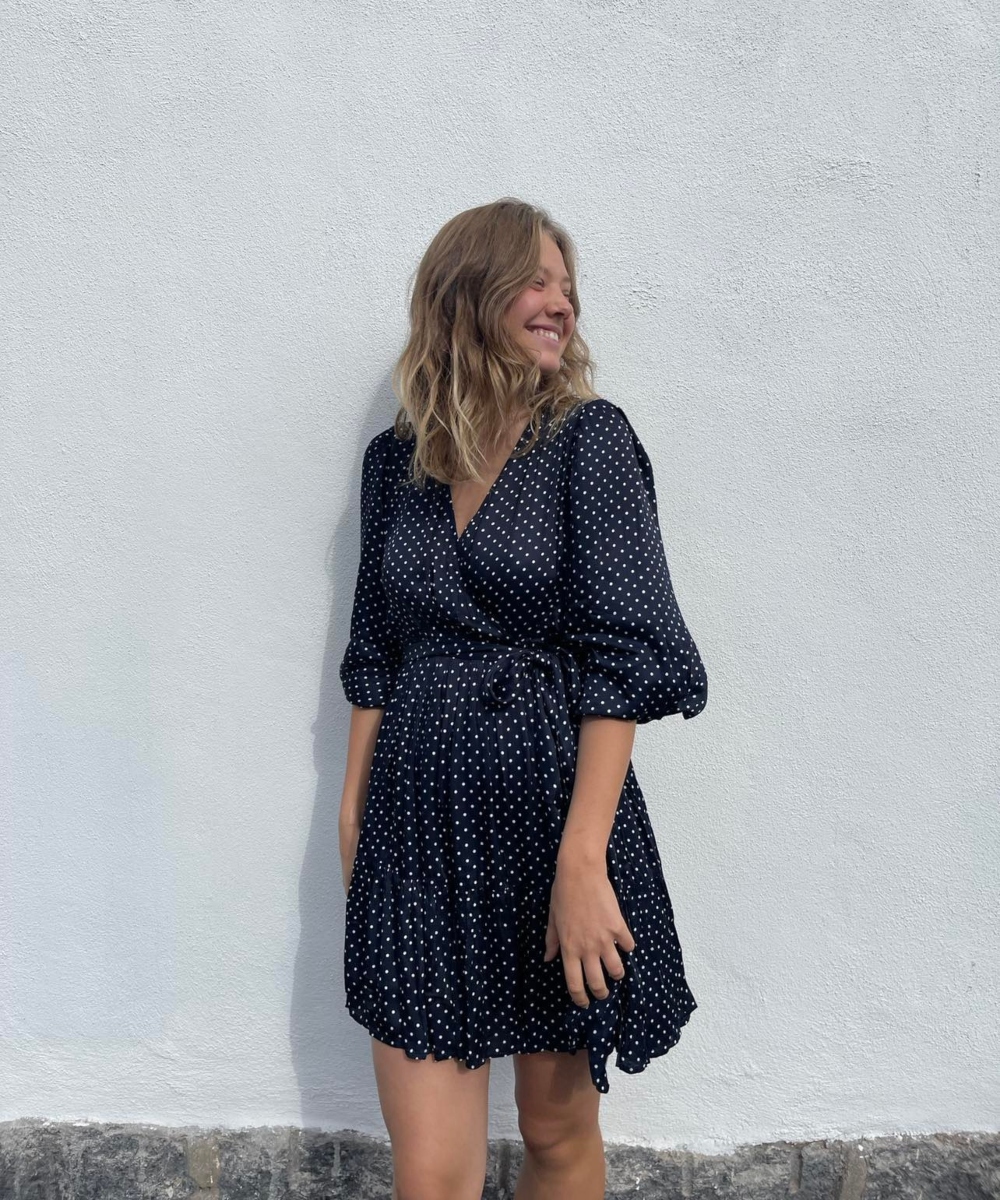 MISSMAYA Ingrid Kjole Midnight Blue