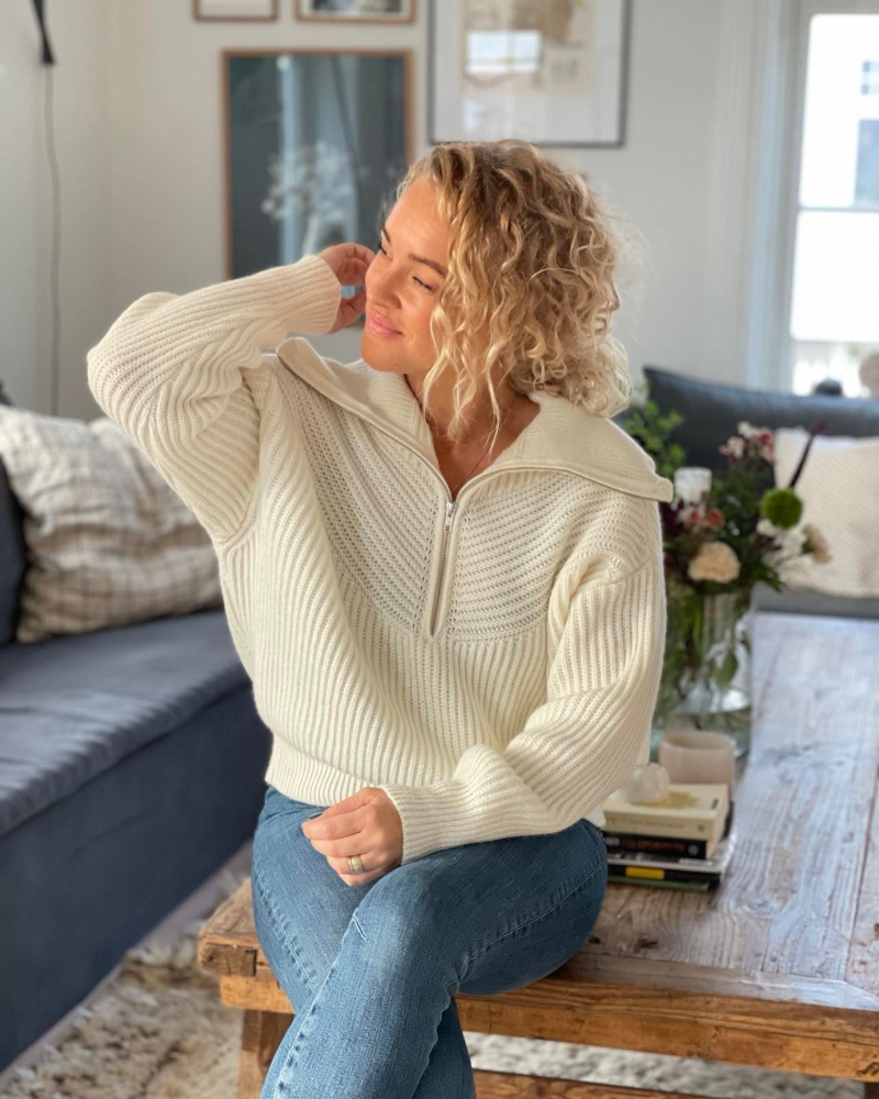 Levete Room Kalima 16 Genser Offwhite