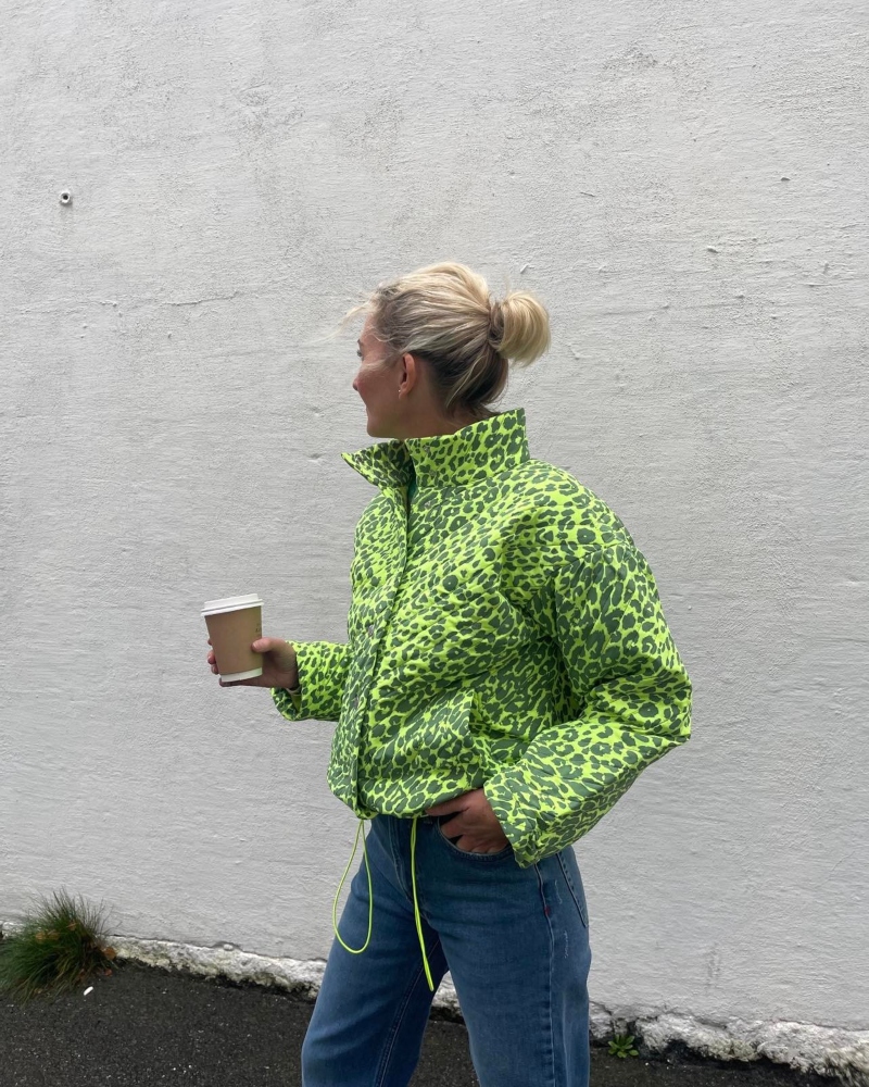 Lollys Laundry Phoenix Bomber Jakke Neon Yellow