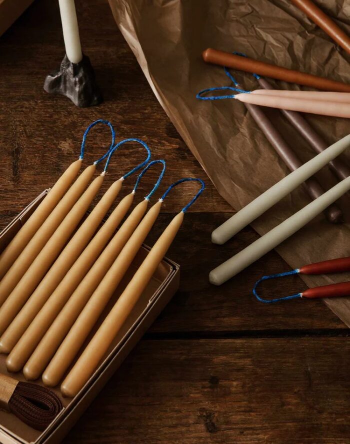 Ferm Living Dipped Candles Stearinlys Straw 8pk