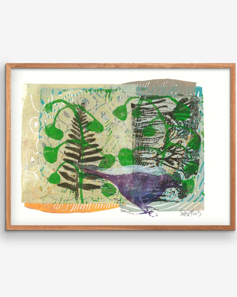 Empty Wall Green Card Sidse Friis Plakat 50x70