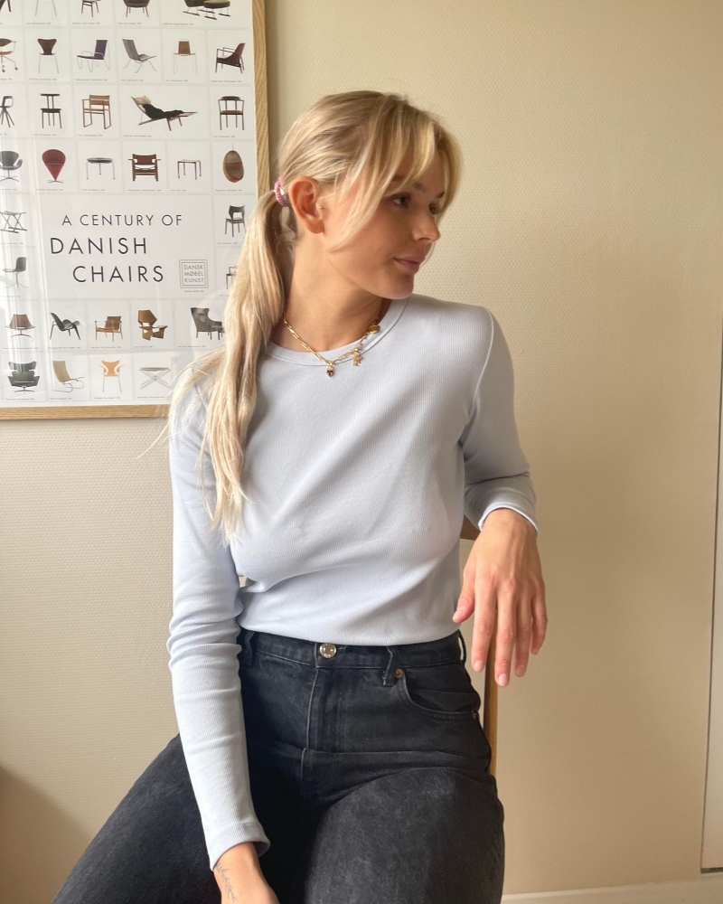 Levete Room Numbia 3 Genser Lys Blå