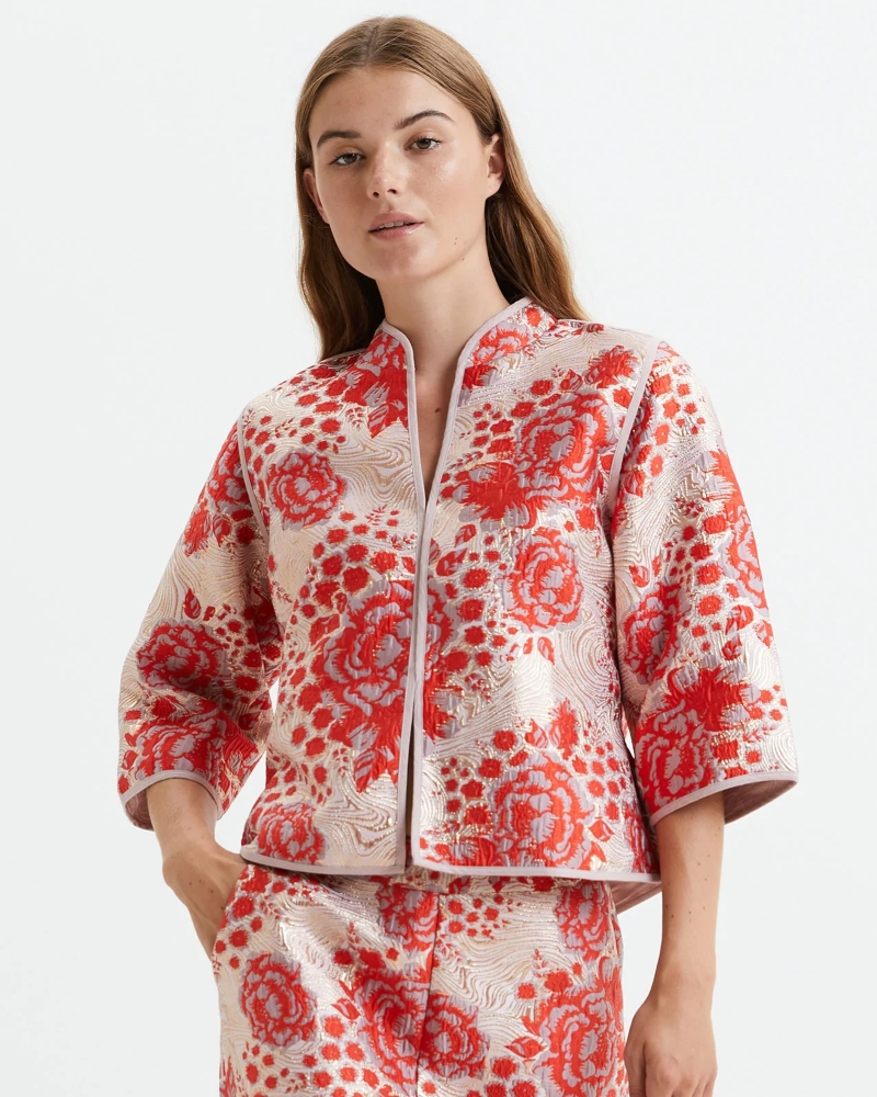 Lollys Laundry Miriam Jakke Coral