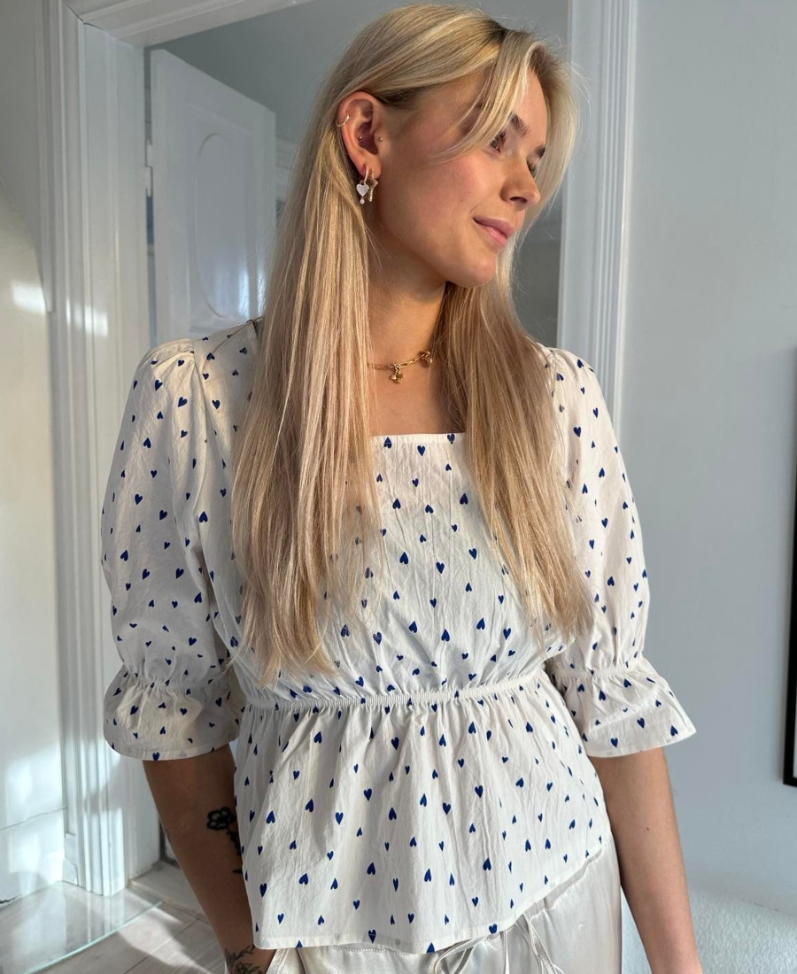Lollys Laundry Eifel Bluse Creme