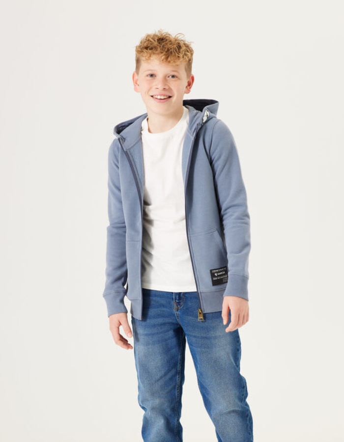 Garcia Boys Sweat Hettegenser Zip Nebula Blue