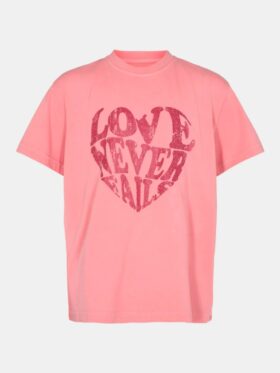Sofie Schnoor Love T-skjorte Korall
