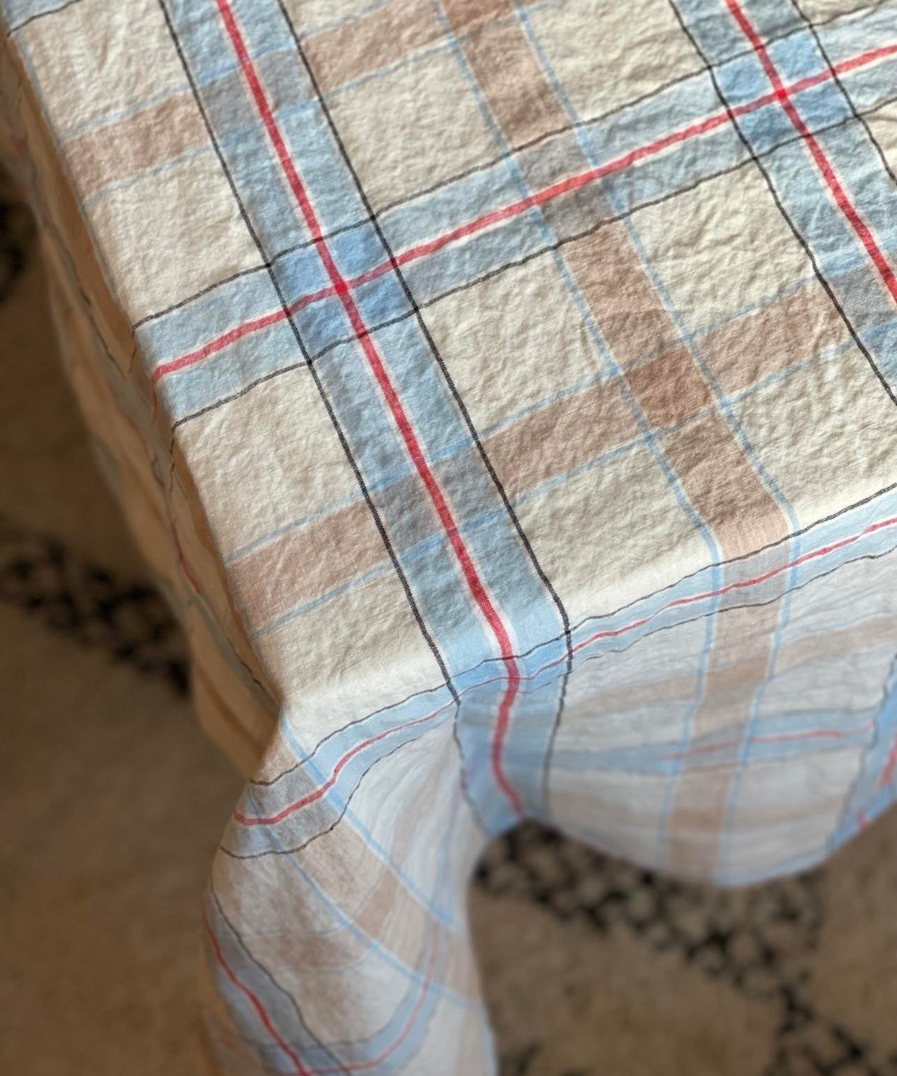 Linge Particulier Duk Blue Hanky 160x350 - Bilde 3
