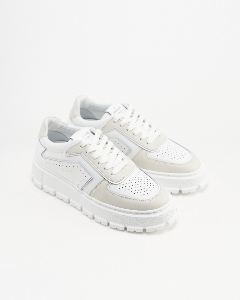 COPENHAGEN STUDIOS CPH332 Vitello Sneakers White Cream Beige
