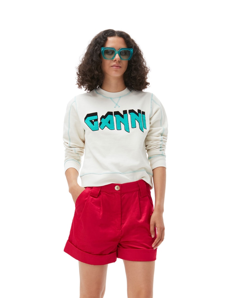 GANNI Isoli Rock Genser Egret