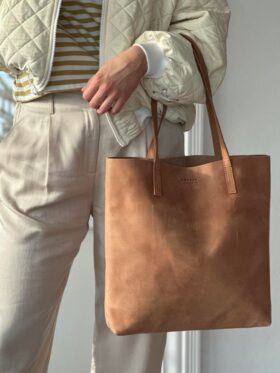 O My Bag Georgia Veske Camel Hunter Leather