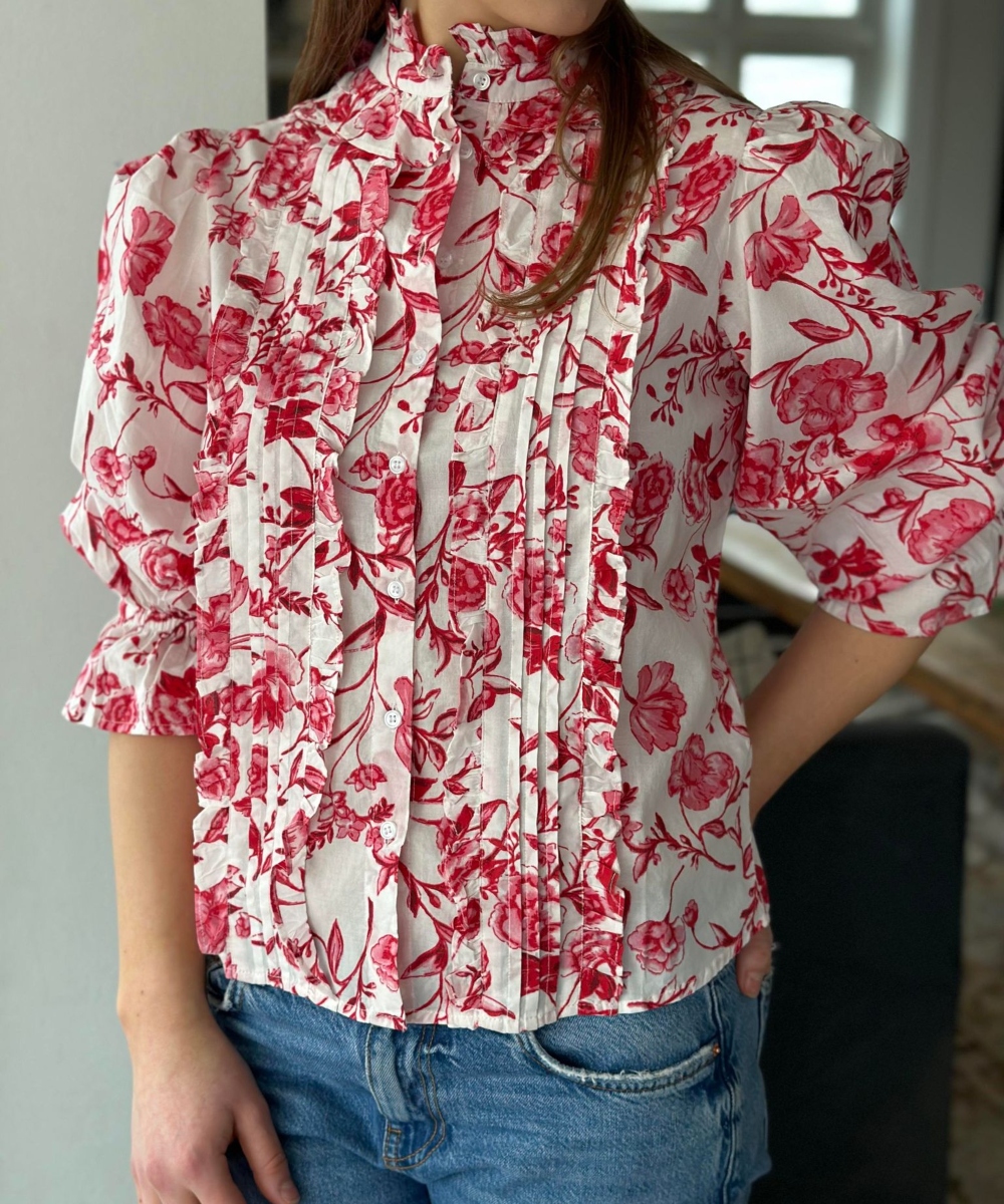 Ane Mone Anna Bluse Rød - Bilde 3