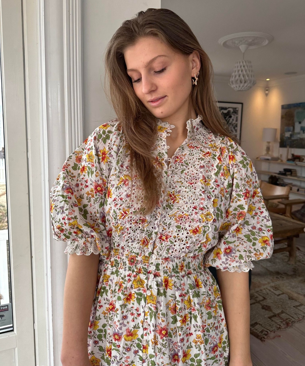 by TiMo Cotton Slub Midi Kjole Delightful - Bilde 3