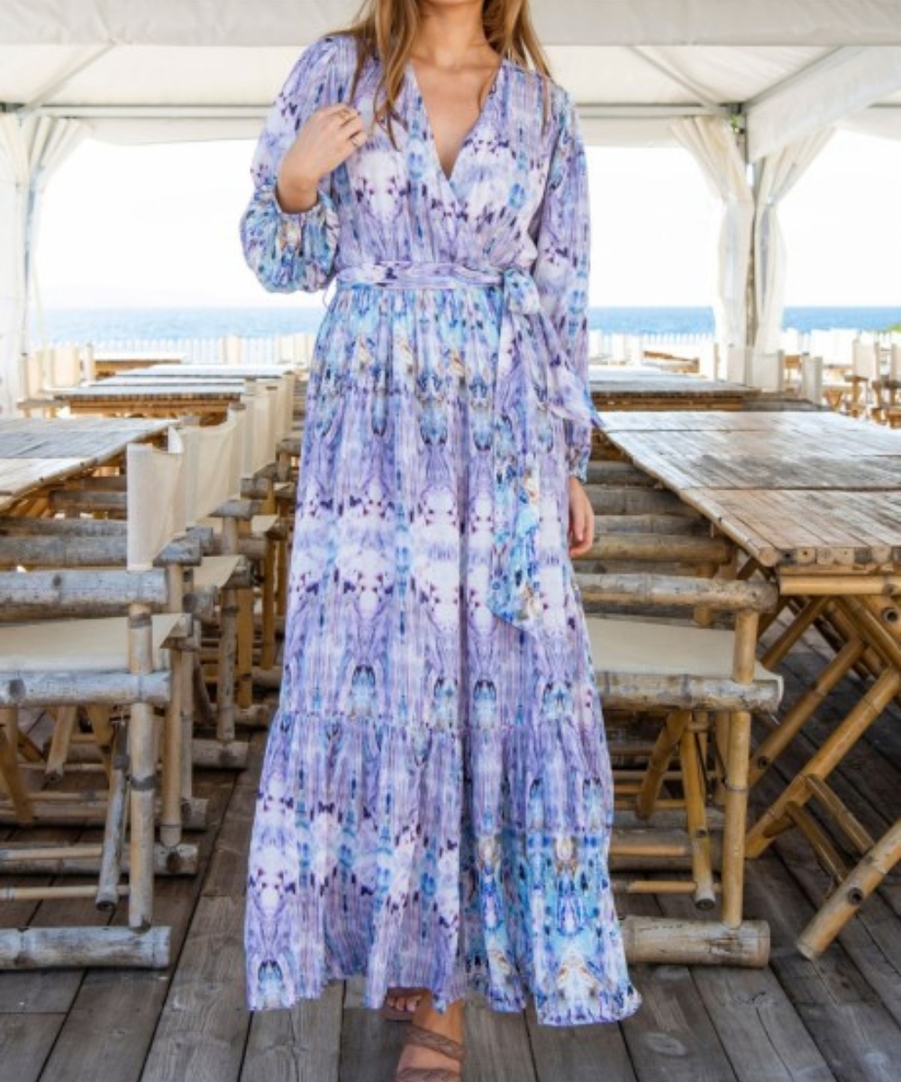 MISSMAYA Ingrid Maxi Kjole Amethyst - Bilde 2