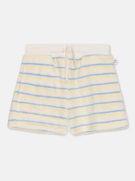 My Little Cozmo Toweling Stripe Shorts Blue Yellow