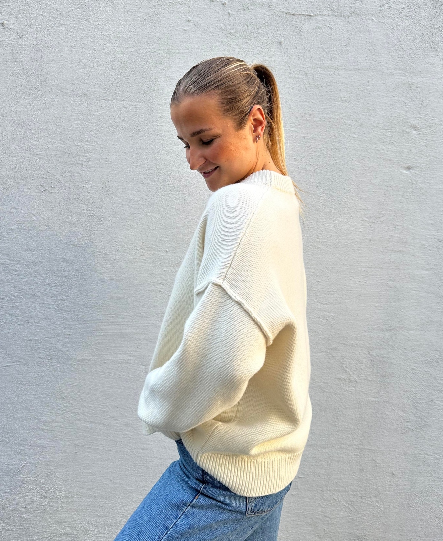 Arnie Says Kayne Genser Offwhite - Bilde 3