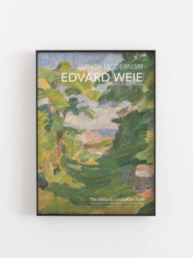 Empty Wall Mindet Edvard Weie Plakat 50x70