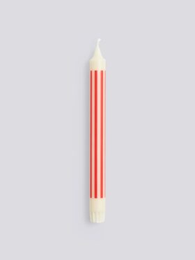 HAY Pattern Candle Stearinlys Offwhite & Red