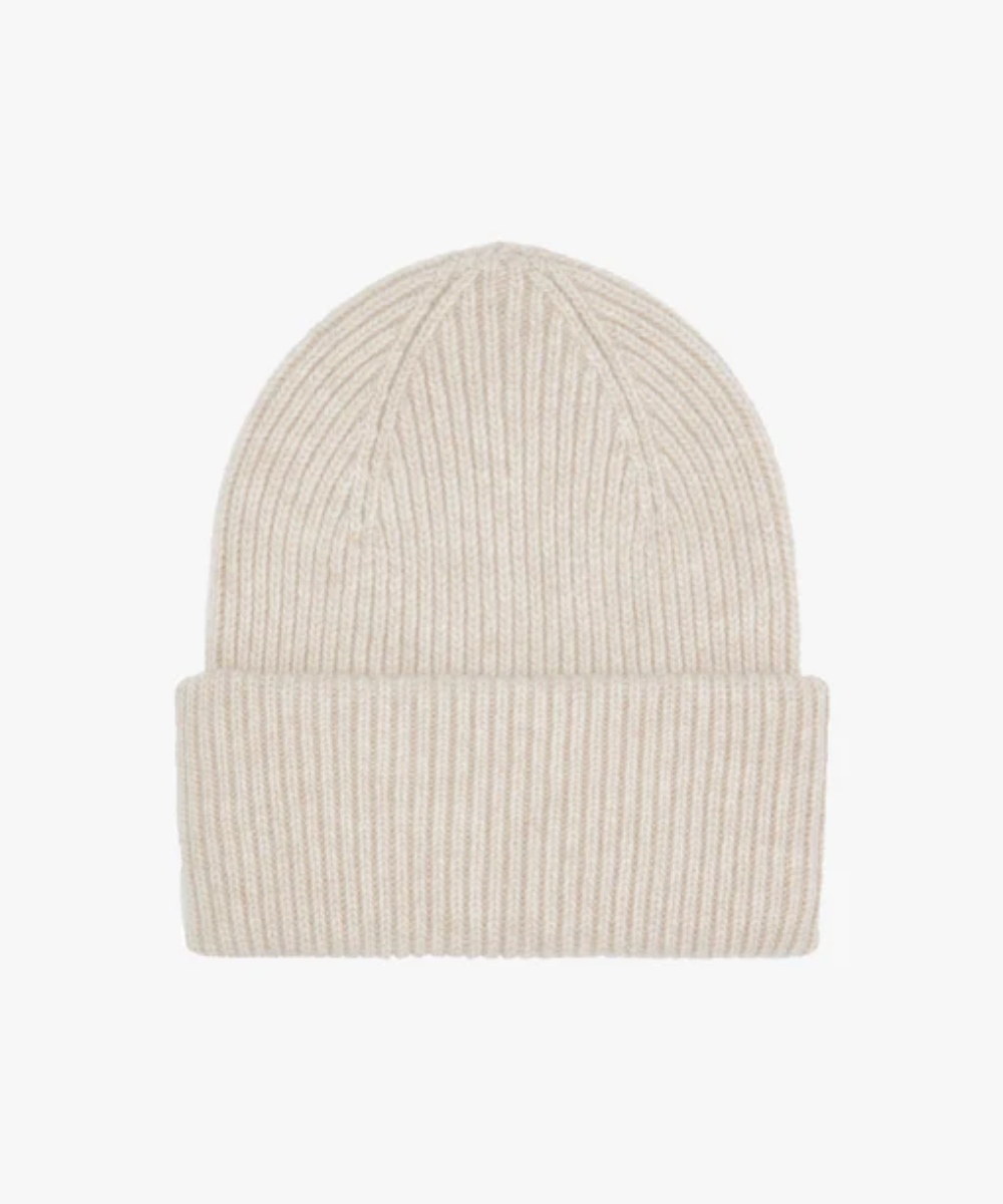 Colorful Standard Merino Wool Beanie Lue Ivory White