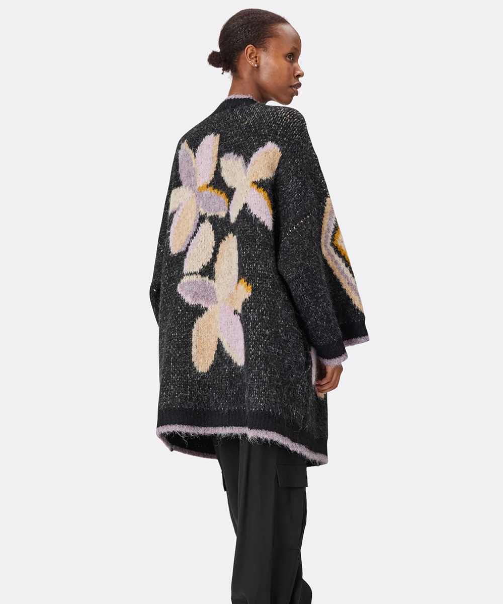 Lollys Laundry Meadow Knit Cardigan Sort