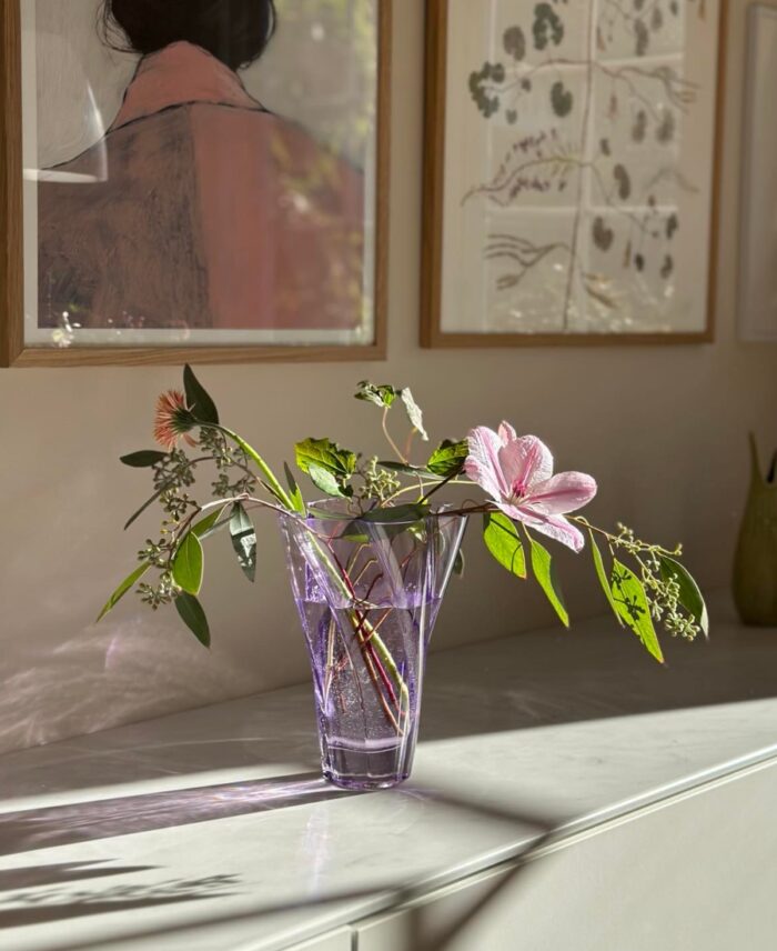 Hübsch Bloom Vase Lilla